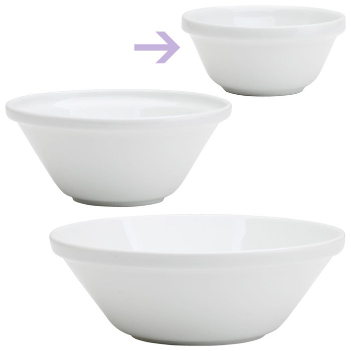 Avet Speciality Bol 12x5 cm (6 Unidades) Apto para Lavavajillas, Congelador y Microondas, Capacidad 200 ml
